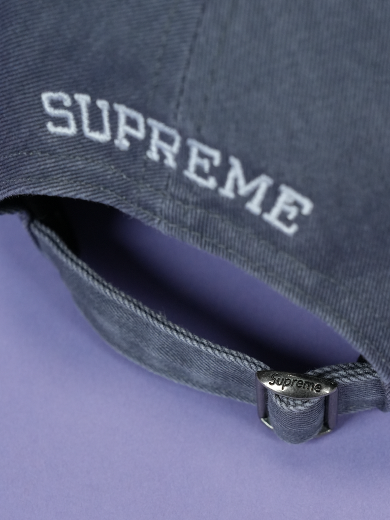 Supreme Pigment Print S Logo 6-Panel (FW22) Grey