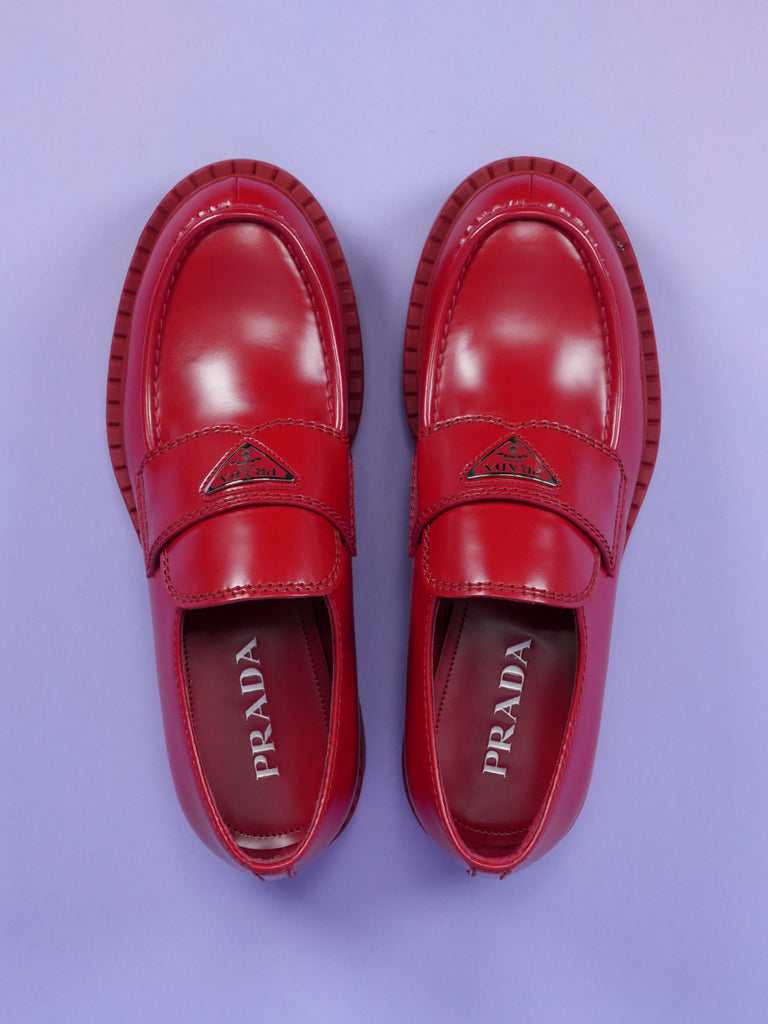 Prada Loafers Red