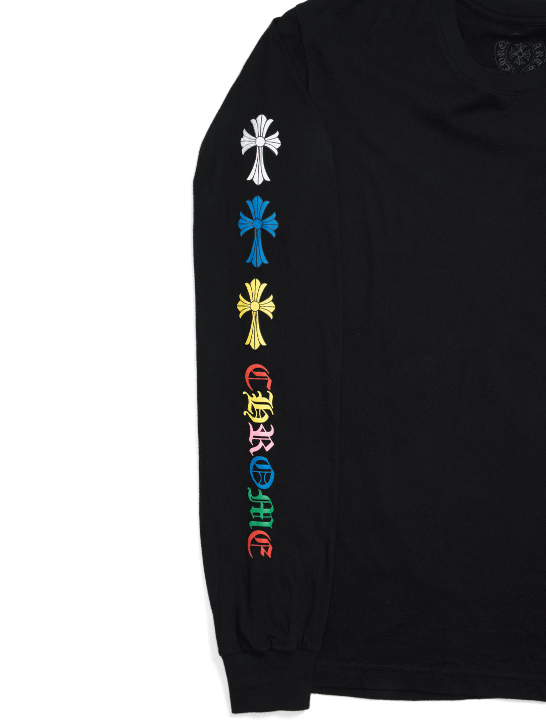 Chrome Hearts Multi Color Cross Cemetery L/S T-Shirt	Black