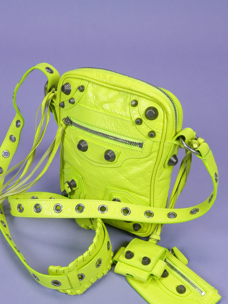 Balenciaga Cagole Crossbody Bag Yellow