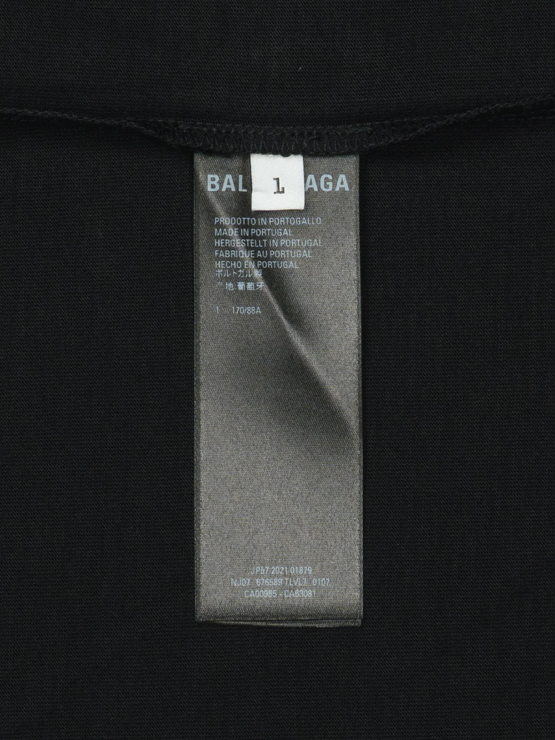 Balenciaga Cities Paris T-Shirt Black