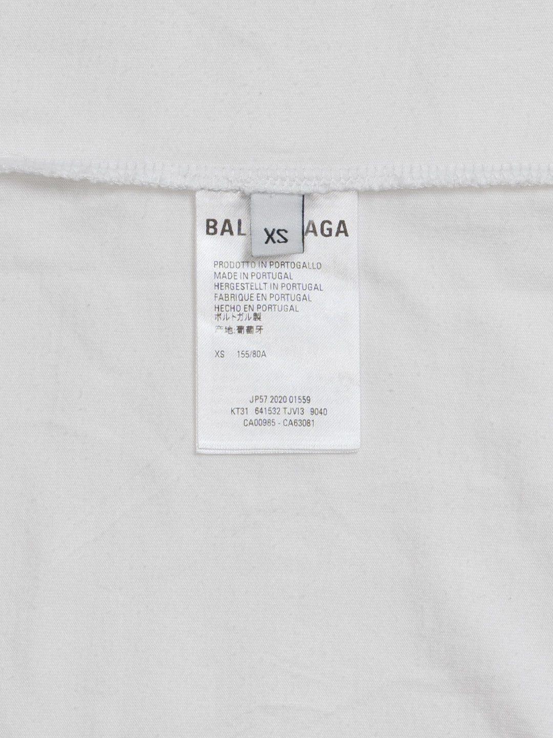 Balenciaga Languages Logo T-Shirt White