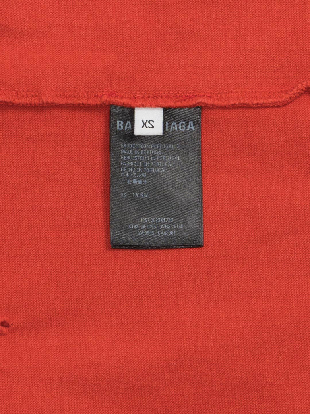 Balenciaga My Name Is Demna T-Shirt Red