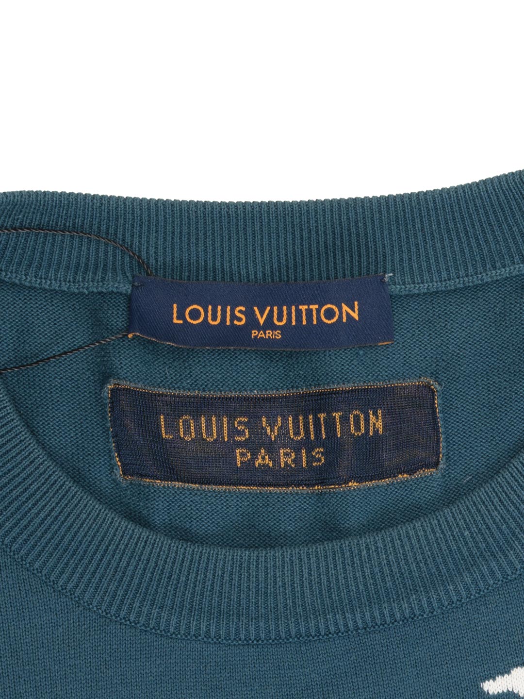 Louis Vuitton Jazz Trumpeter Signature Crewneck	Blue