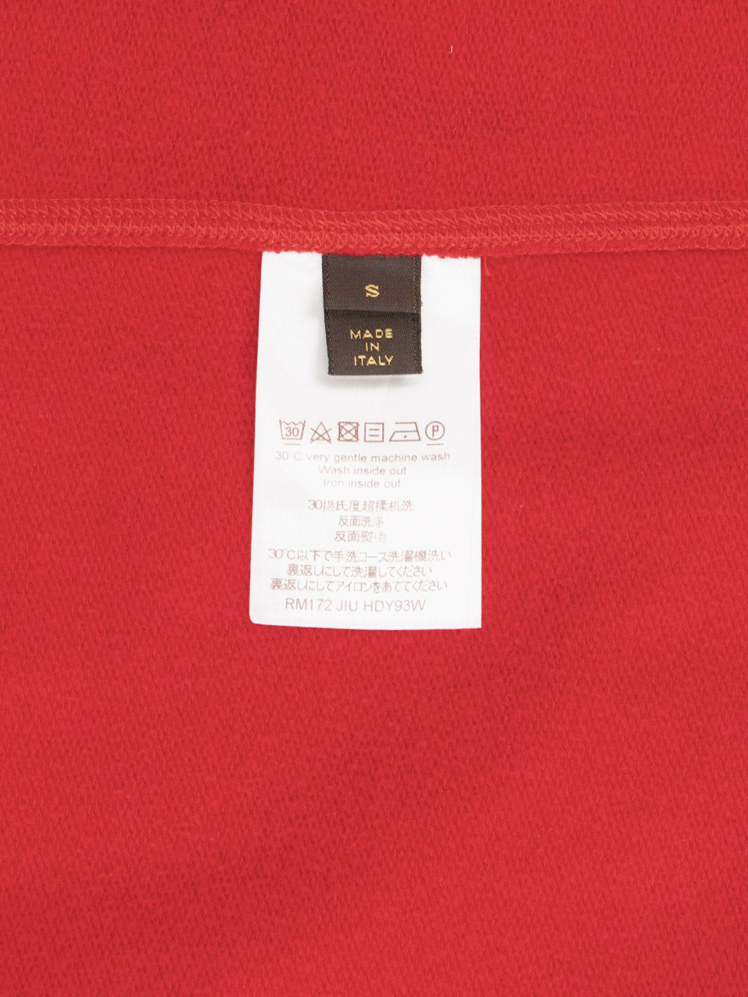 Louis Vuitton / Supreme Arc Logo Crewneck Red