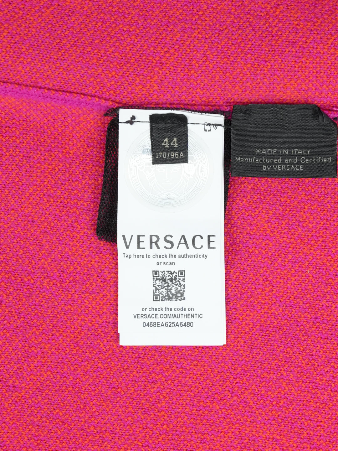 Versace	Wool Gianni Versace Sweater Pink