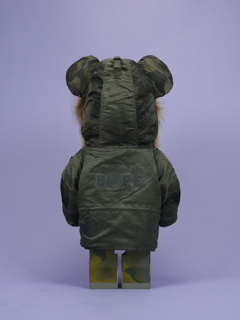 Bape / Bearbrick Alpha Camo Shark 2023