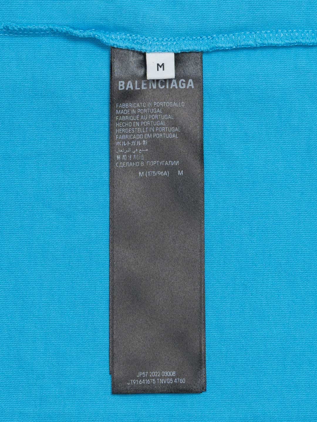 Balenciaga Political Campaign T-Shirt Blue