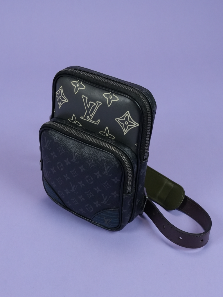 Louis Vuitton Amazone Sling Monogram Eclipse Patchwork