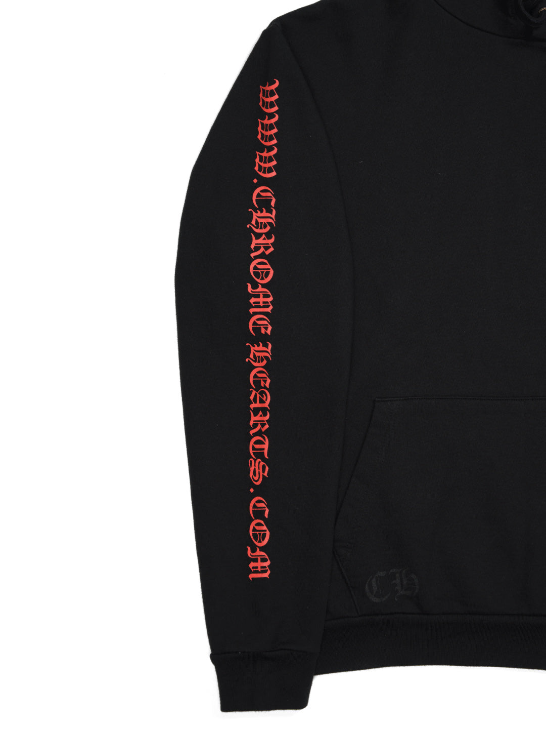 Chrome Hearts Web Exclusive Horse Shoe Hoodie	Black/Red