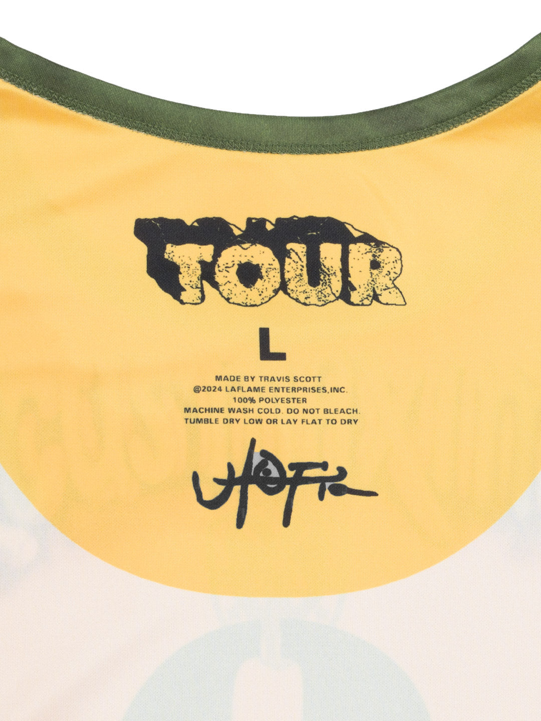 Travis Scott Brazil Soccer Jersey Yellow