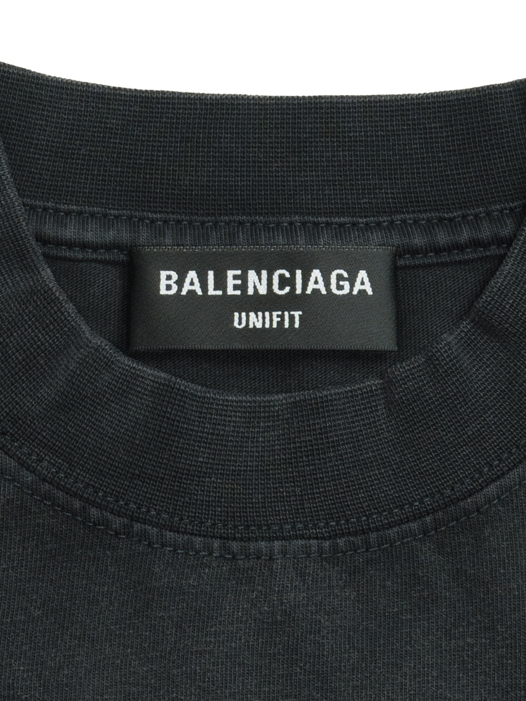 Balenciaga B Authentic Patched L/S T-Shirt Black/Blue