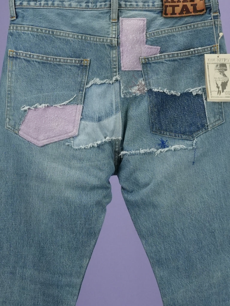 Kapital Gypsy Patch Remake Okabilly 14oz 5 Pocket Denim Indigo