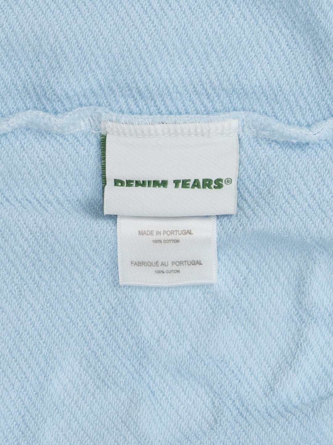 Denim tears Mono Cotton Wreath Sweatshirt Blue