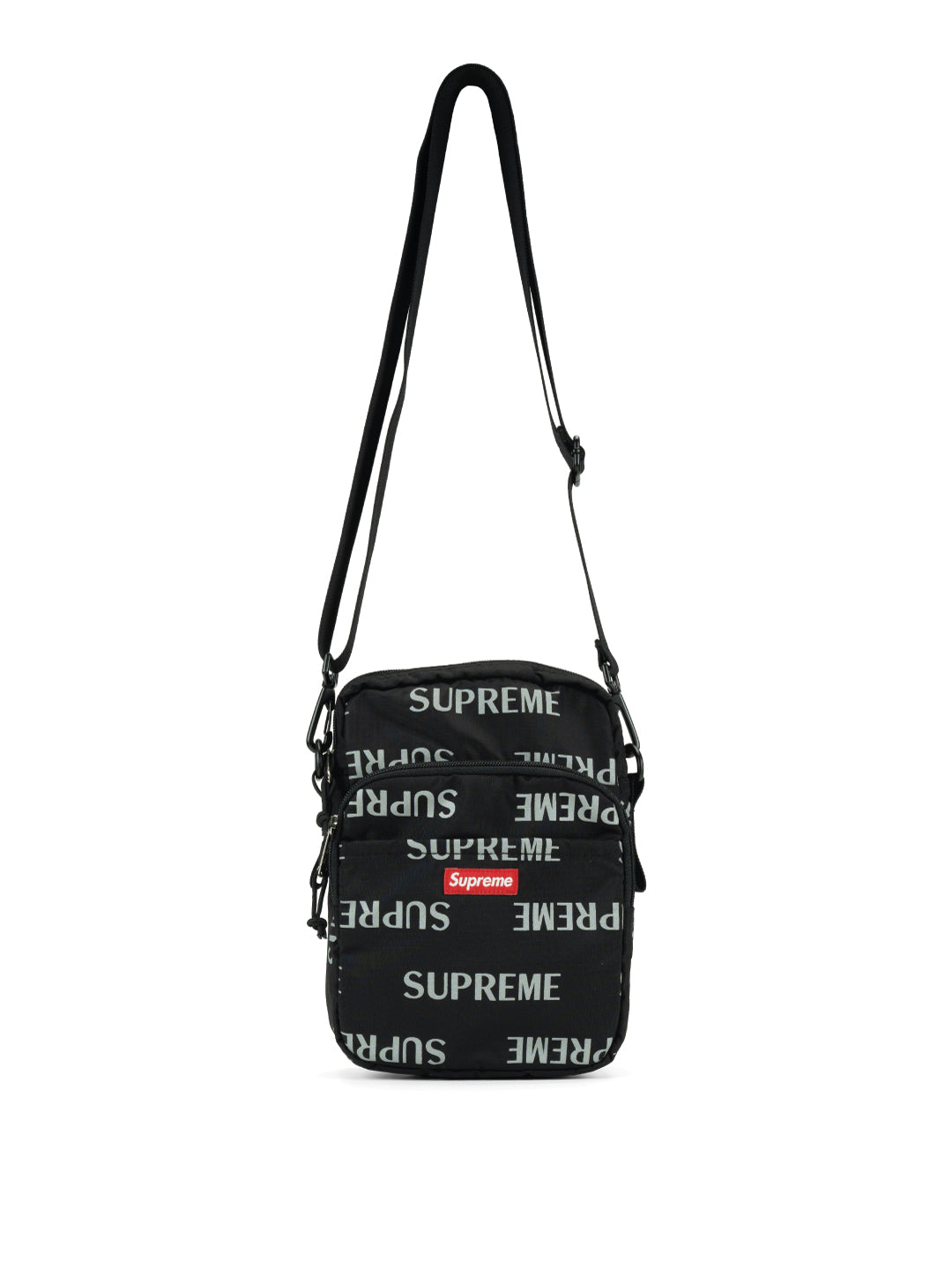 Supreme 3M Reflective Repeat Shoulder Bag Black