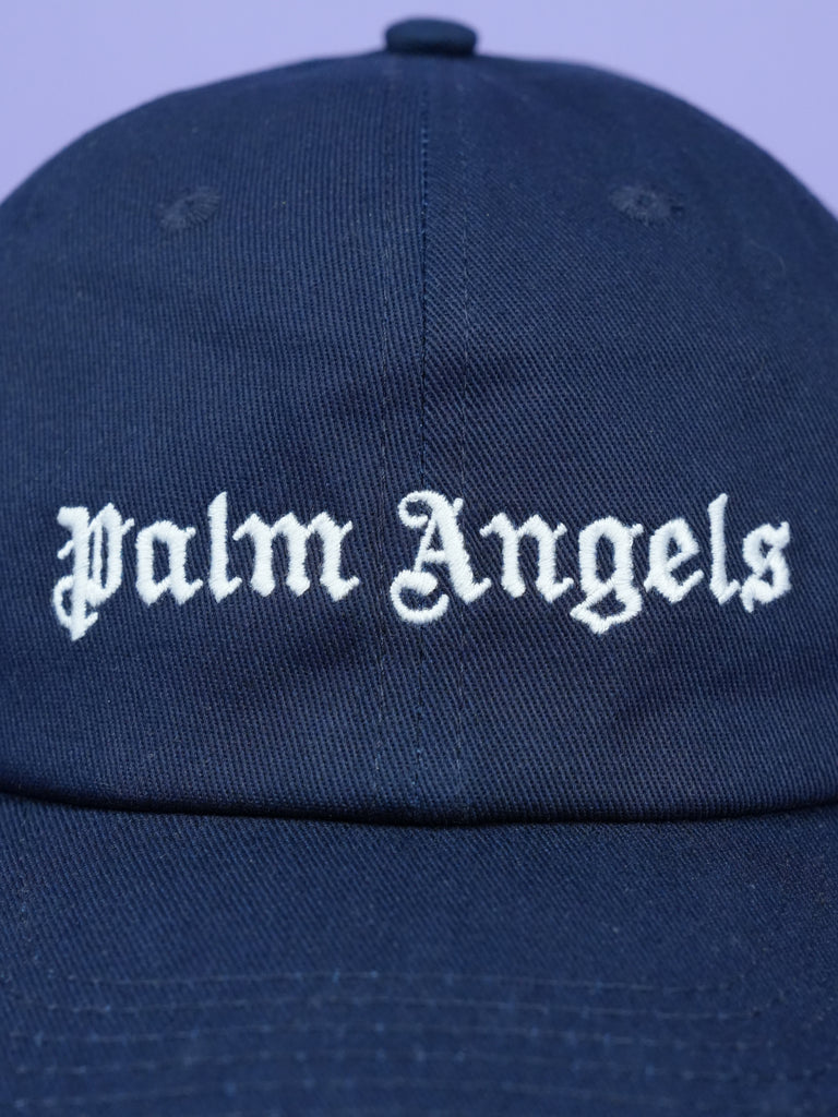 Palm Angels Logo Cap Navy