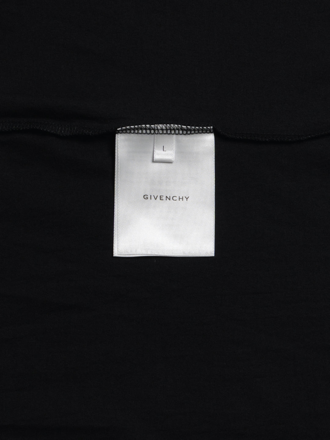 Givenchy College Logo Embroidered T-Shirt Black