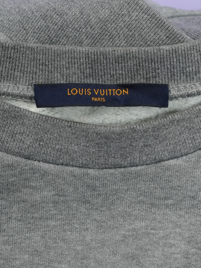 Louis Vuitton / Nigo Squared LV Sweatshirt Gris Clair