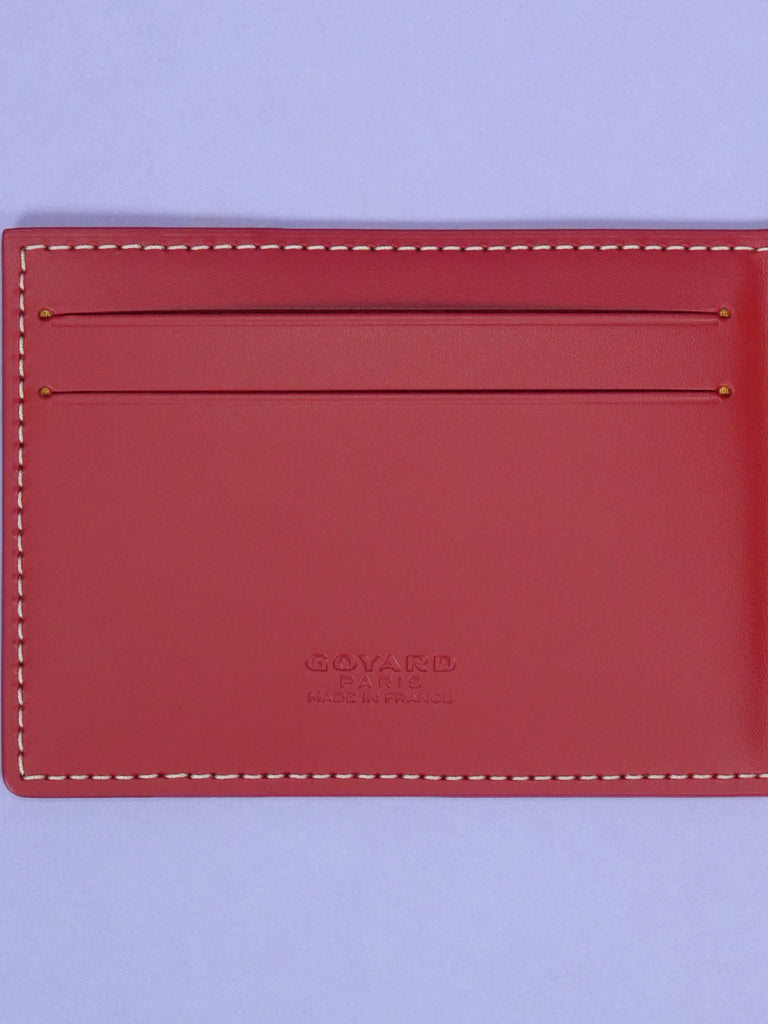 Goyard Insert Victoire Card Wallet Red