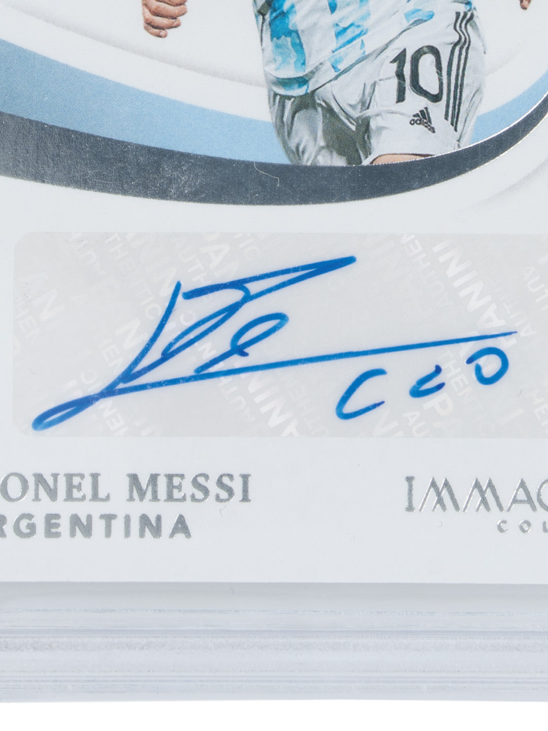 Panini 2021 Panini Immaculate Modern Marks Autographs (Lionel Messi) (/25)