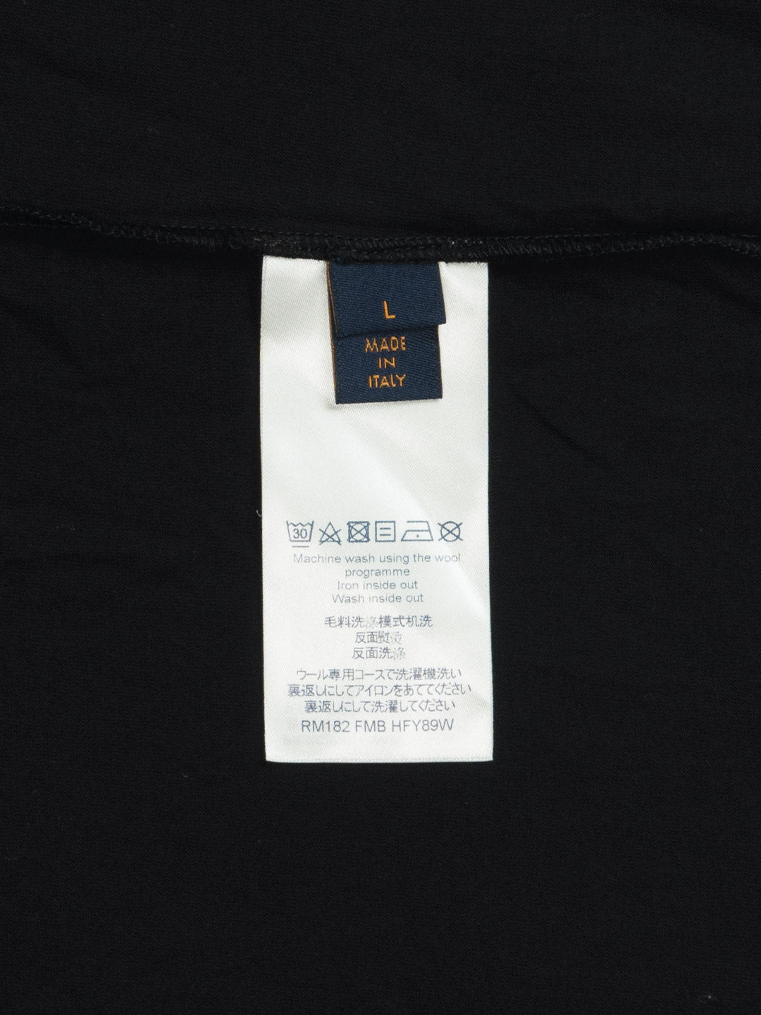 Louis Vuitton	Peace and Love T-Shirt Black/White