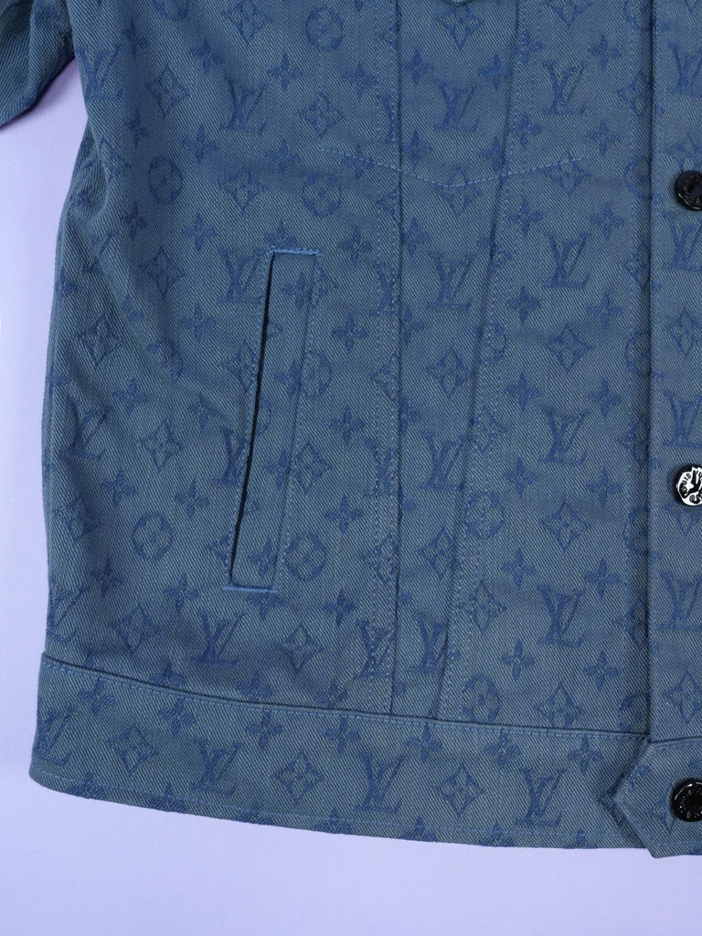 Louis Vuitton Monogram Denim Jacket Navy