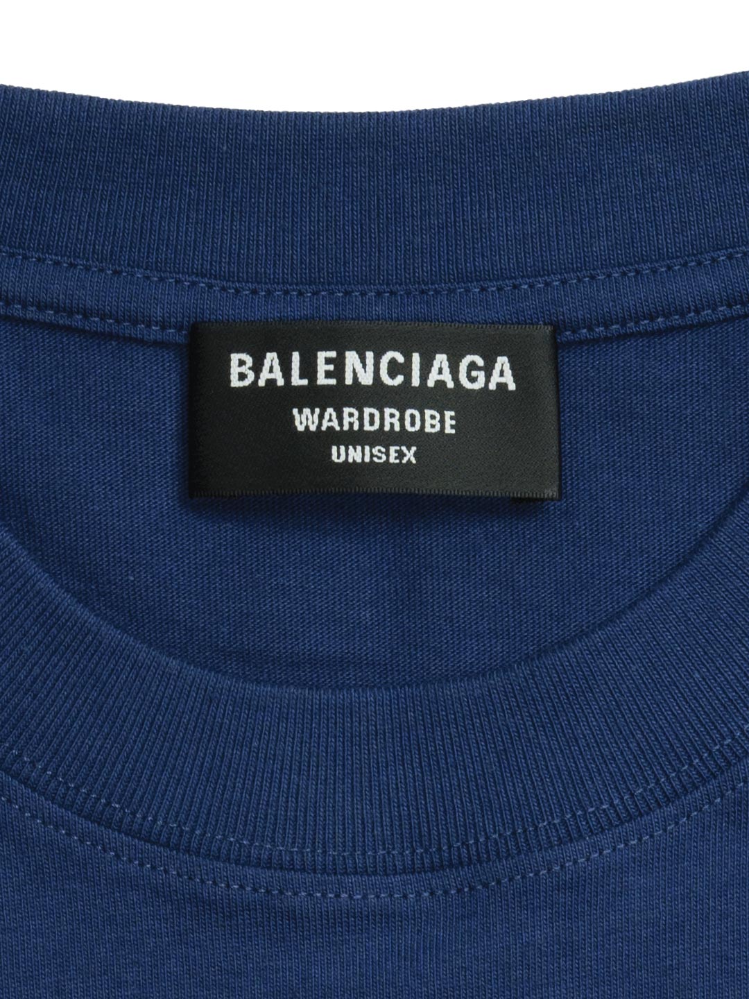 Balenciaga Logo T-Shirt Blue