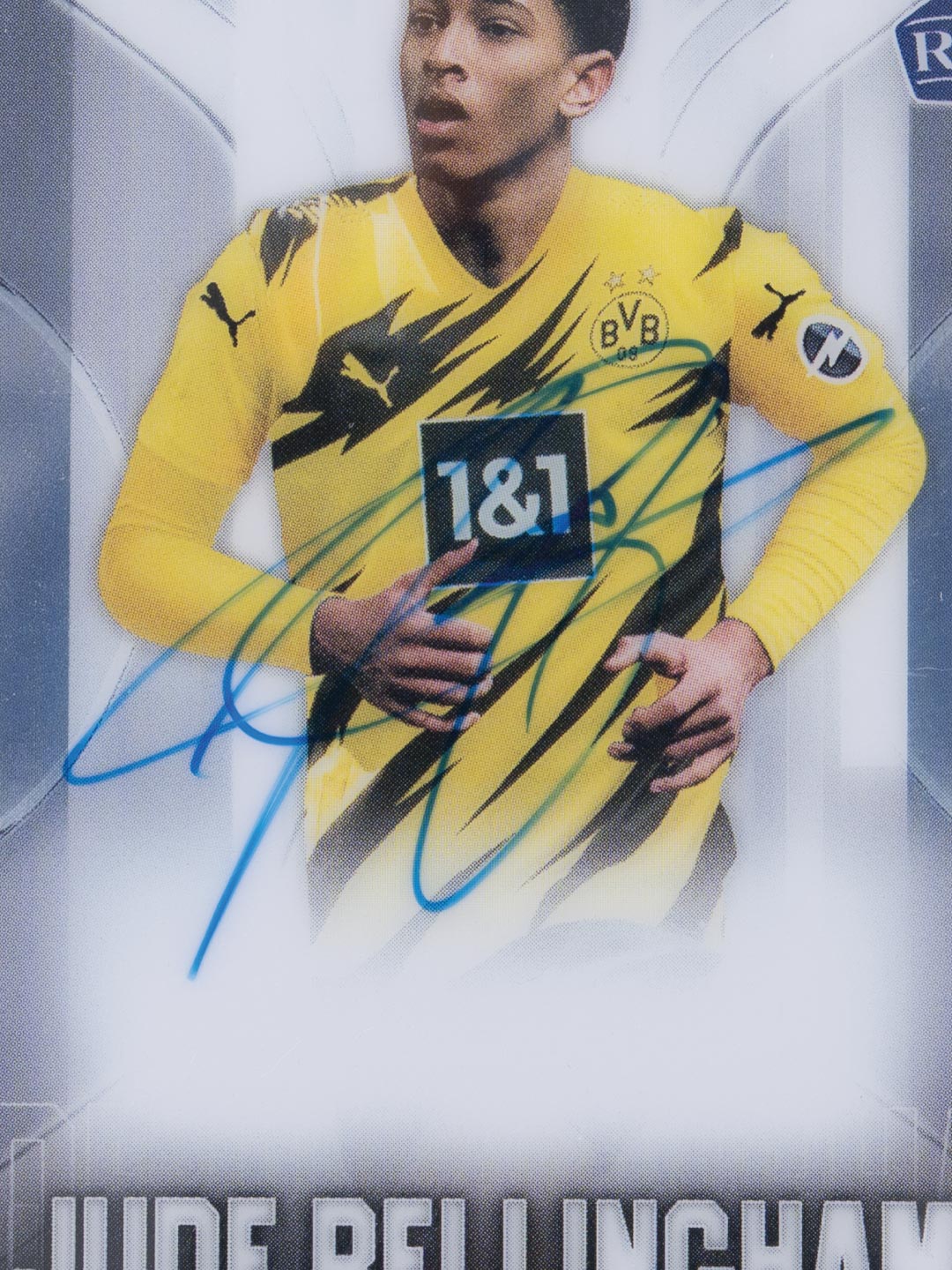 Topps 2020 Topps Chrome BVB Borussia Dortmund Autographs	(Jude Bellingham)	(/44)