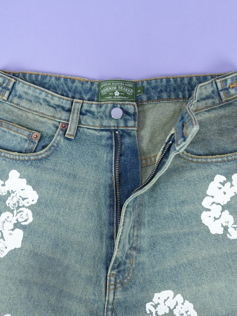 Denim Tears Wreath Short Dirty Wash