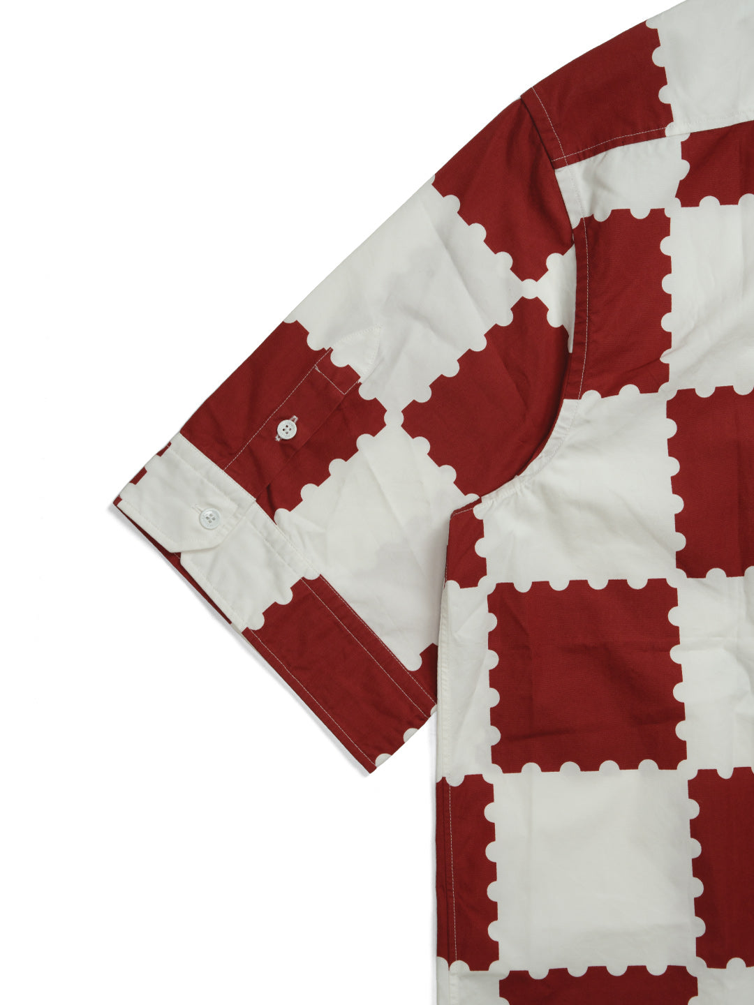 Louis Vuitton	/ Nigo Giant Damier Shirt Garnet Red