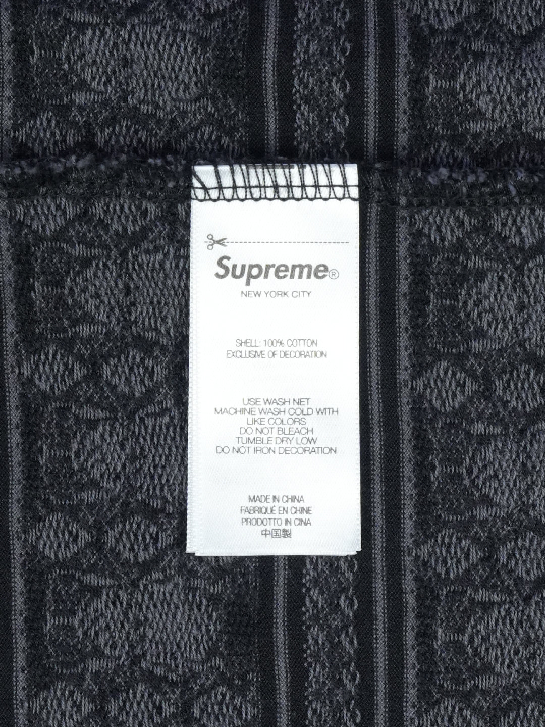 Supreme Jacquard Scarab S/S Top Black