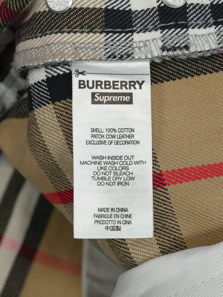 Supreme / Burberry Regular Jean Beige