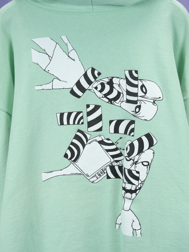 Chrome Hearts Matty Boy Lust Crewneck Hoodie Seafoam