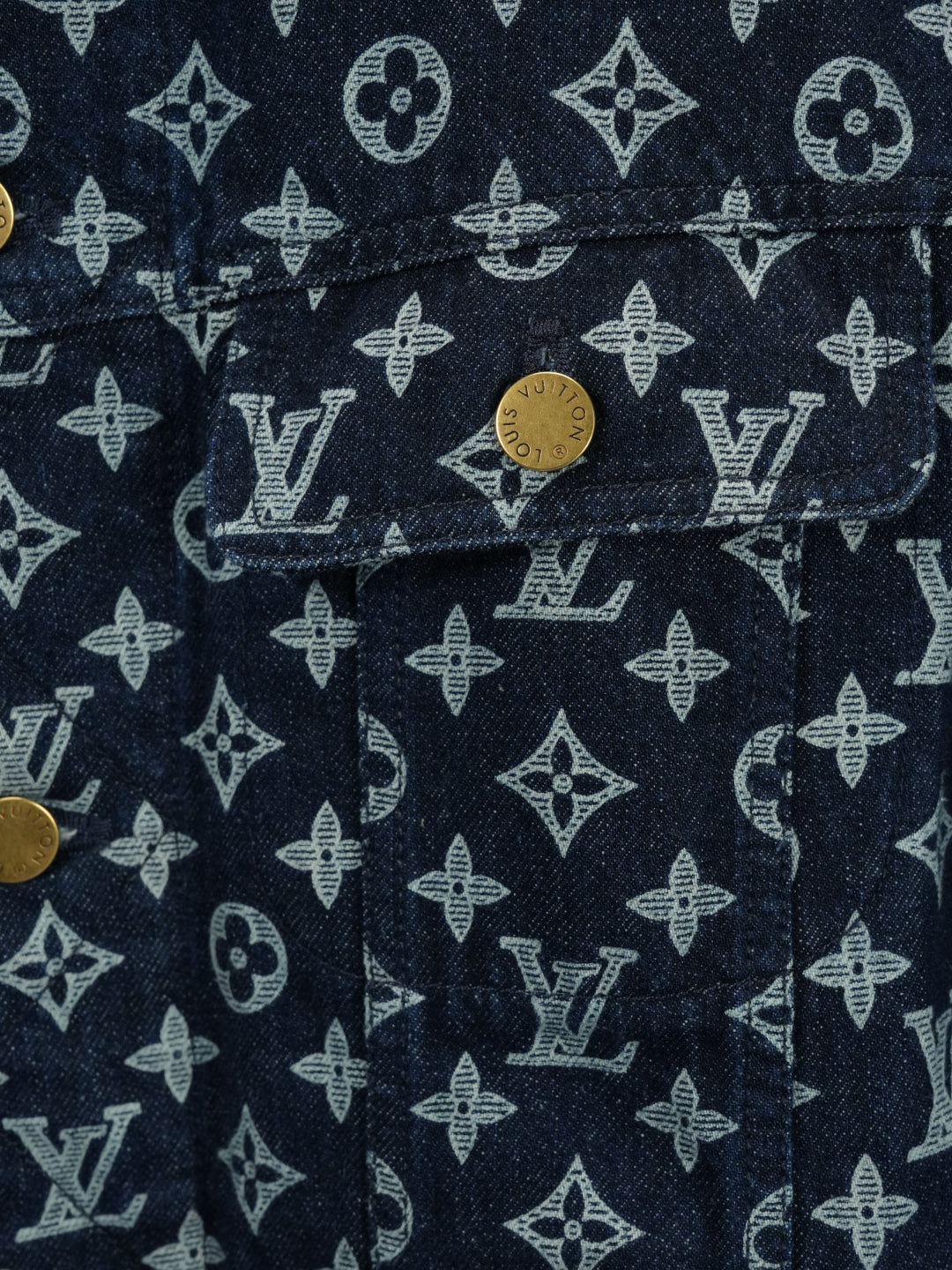 Louis Vuitton Monogram Denim Jacket (Kim Jones) Denim