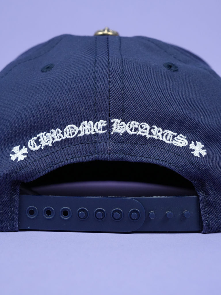 Chrome Hearts CH Baseball Cap Navy/White