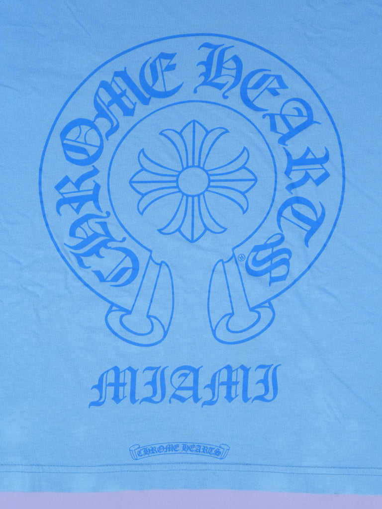 Chrome Hearts Miami Exclusive L/S T-Shirt Blue