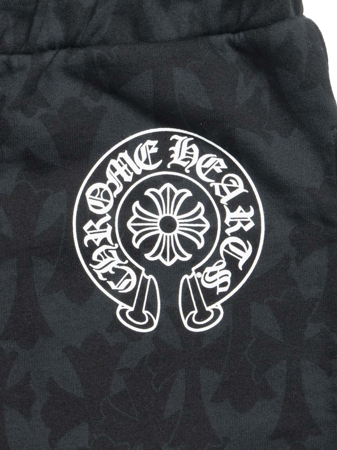 Chrome Hearts Cemetery Print Shorts Black