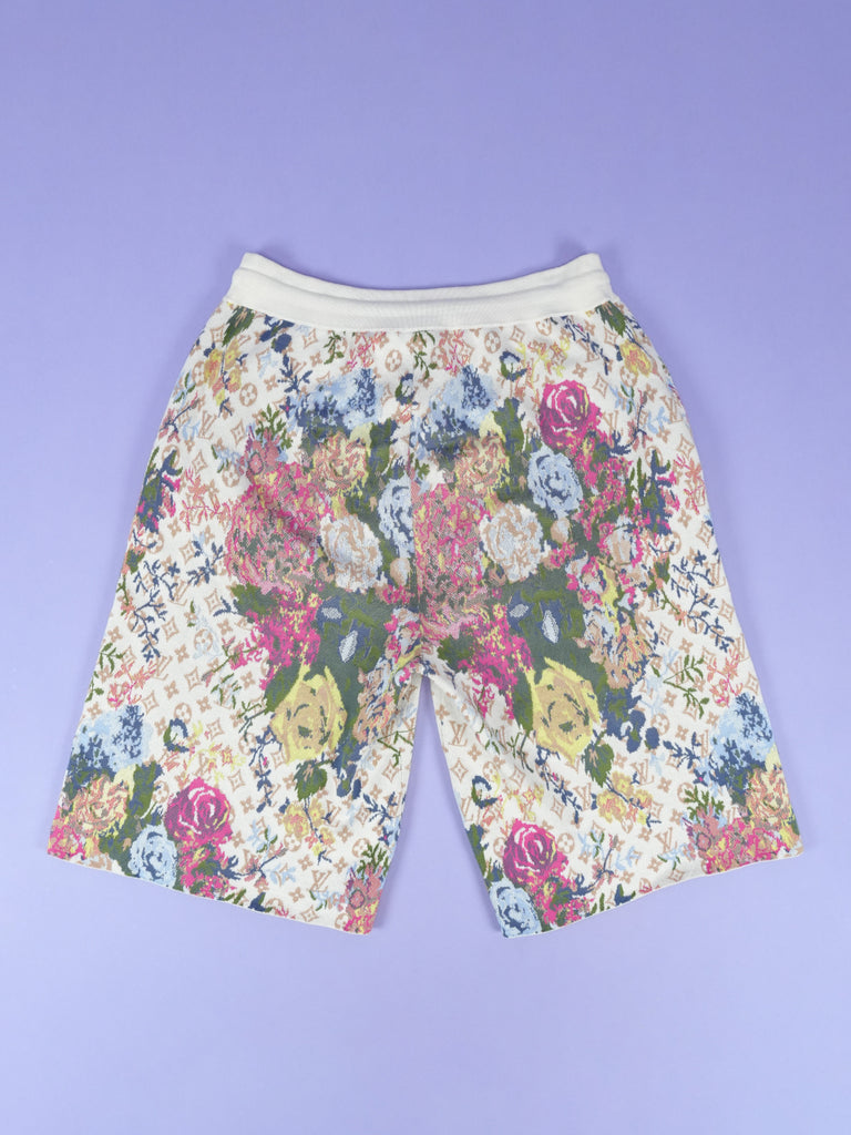 Louis Vuitton	Graphic Floral Jacquard Shorts Multi