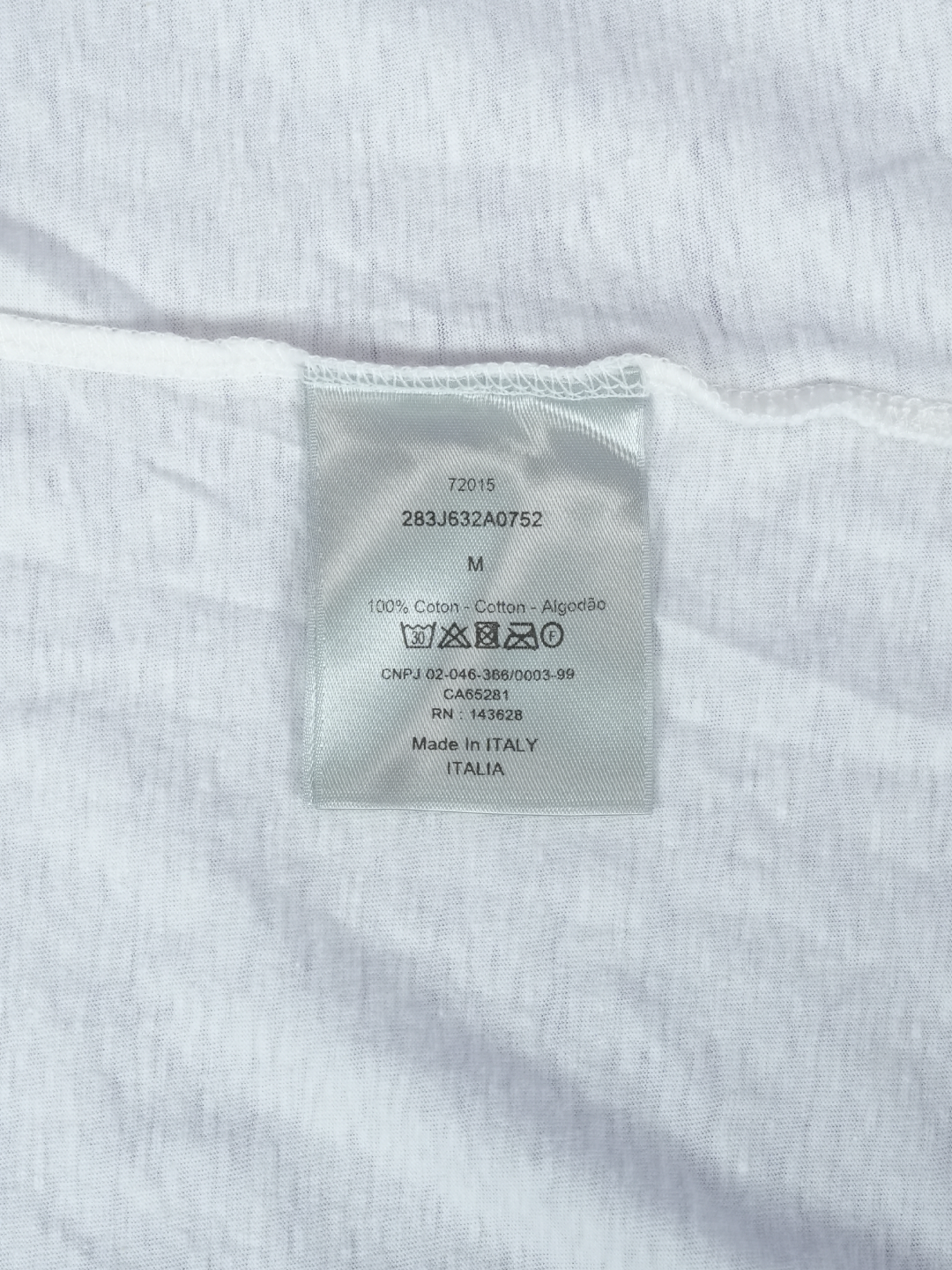 Dior / Travis Scott Oversized T-Shirt	White/Brown