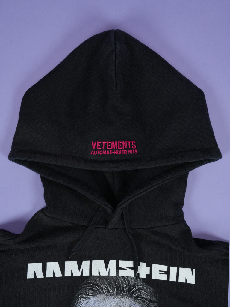 Vetements Rammstein Sehnsucht Hoodie Black