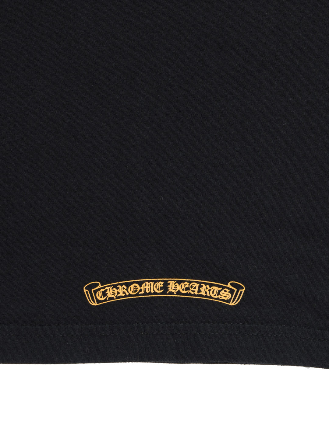 Chrome Hearts Scroll Logo T-Shirt Black/Yellow