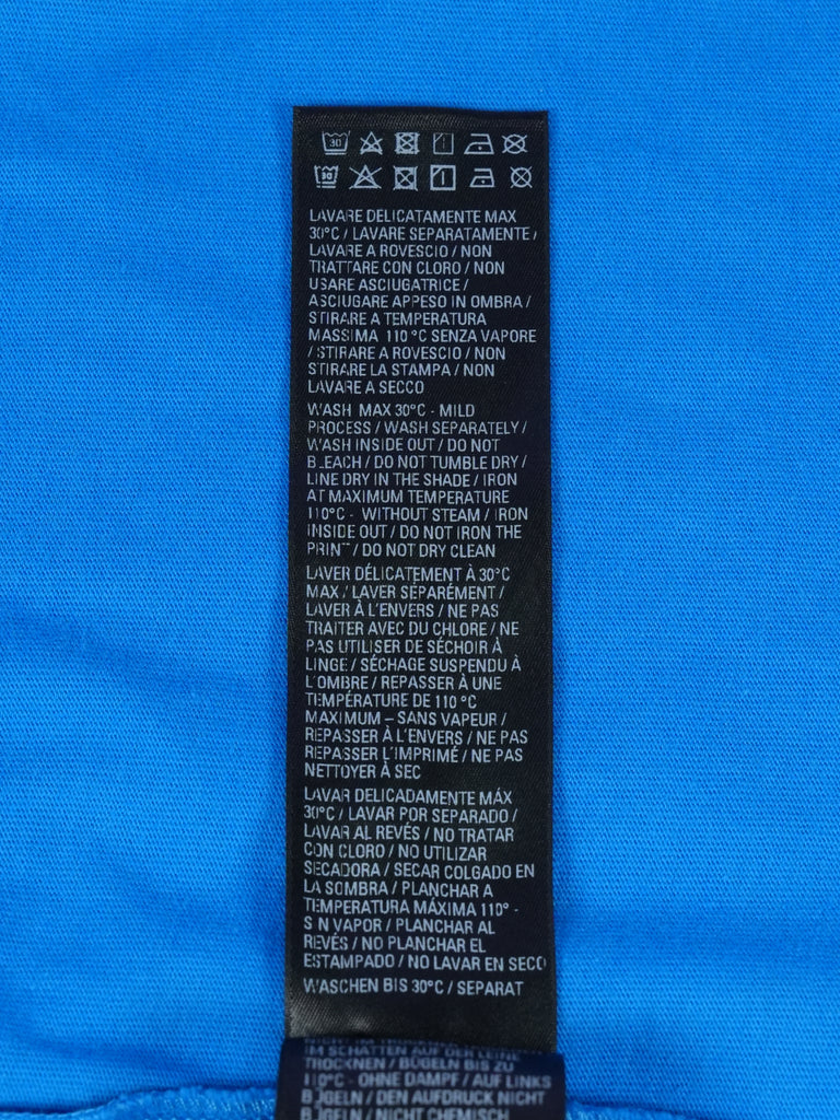 Balenciaga / Adidas Logo Print T-Shirt Blue