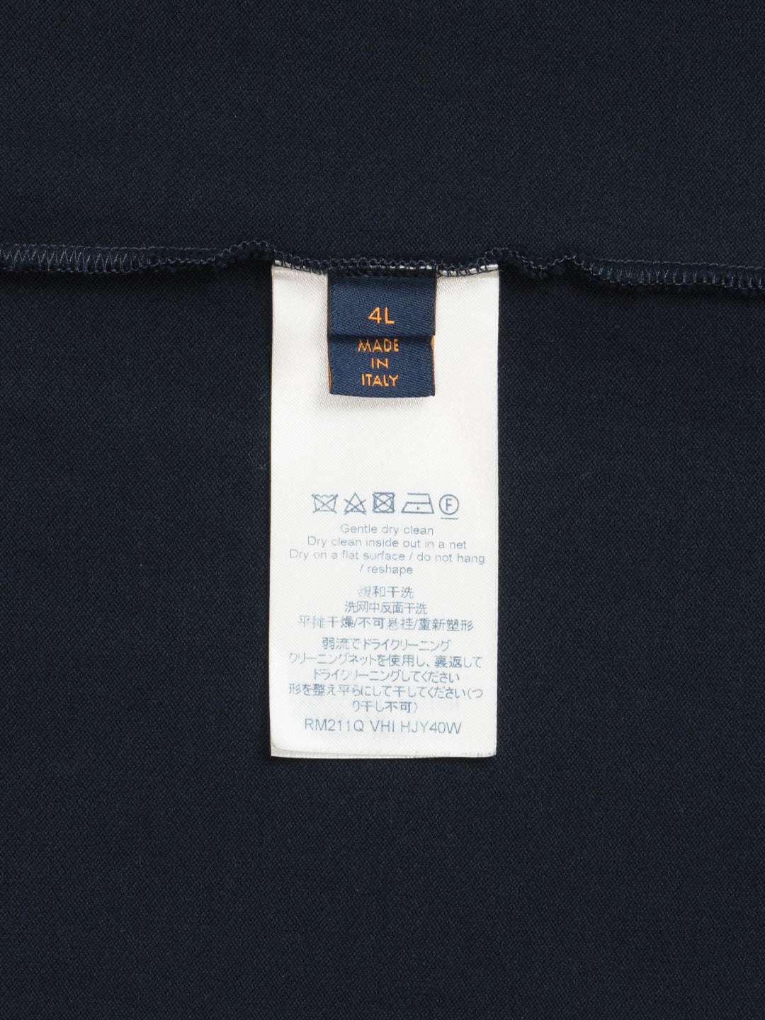 Louis Vuitton	Half Damier Pocket T-Shirt	Blue