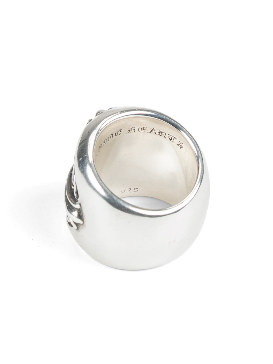 Classic Oval Cross Ring Silver