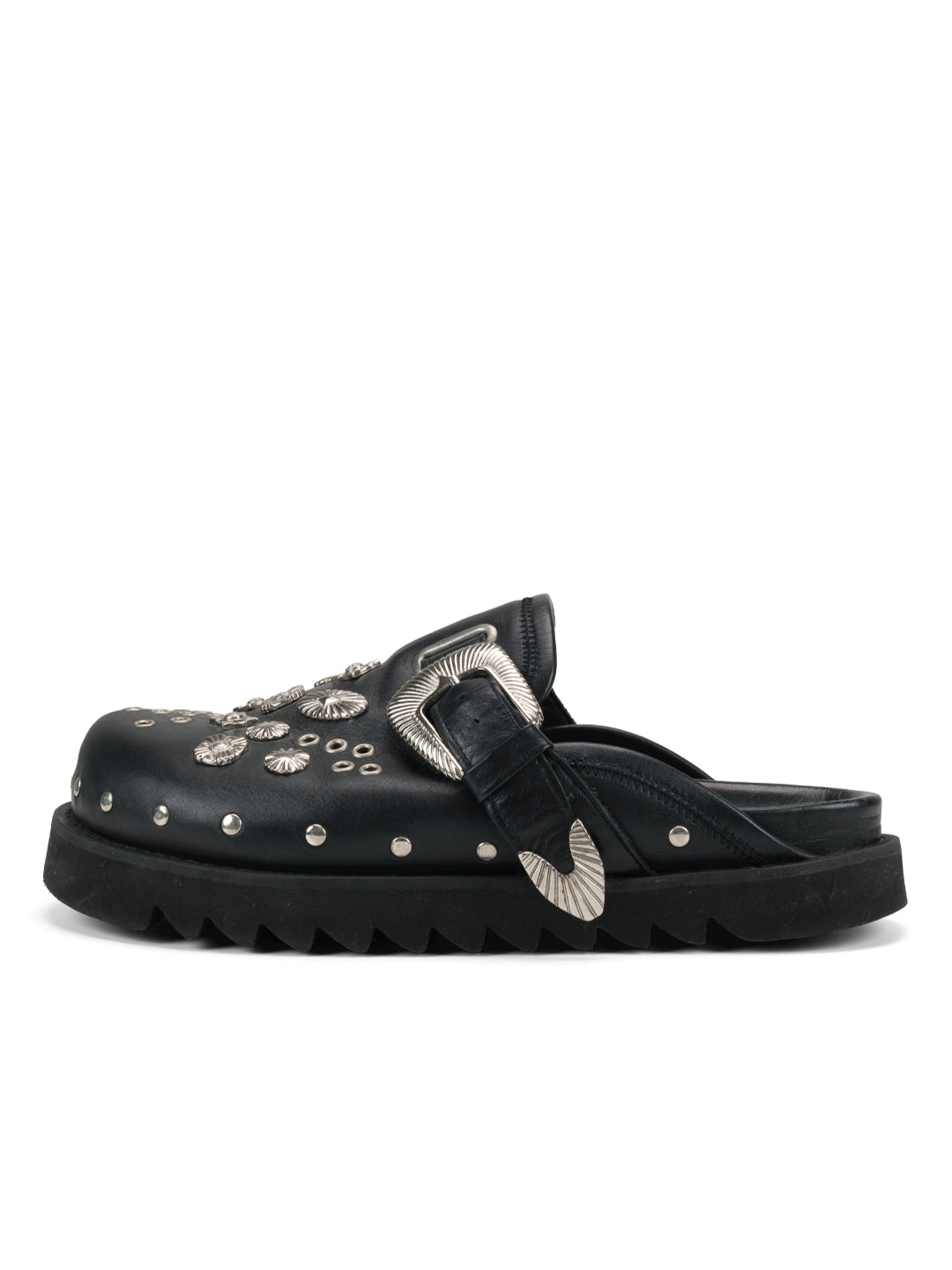 Toga Virilis Eyelet Metal Sabot Black