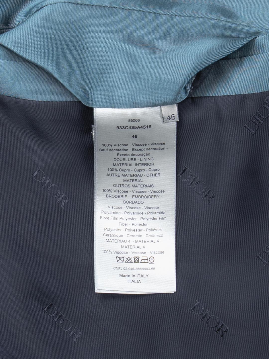 Embroidered Souvenir Bomber Jacket Teal
