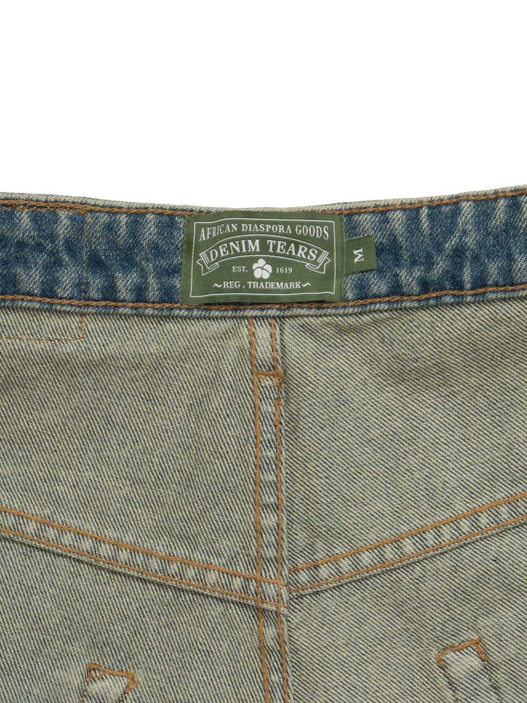 Denim Tears Wreath Short Dirty Wash