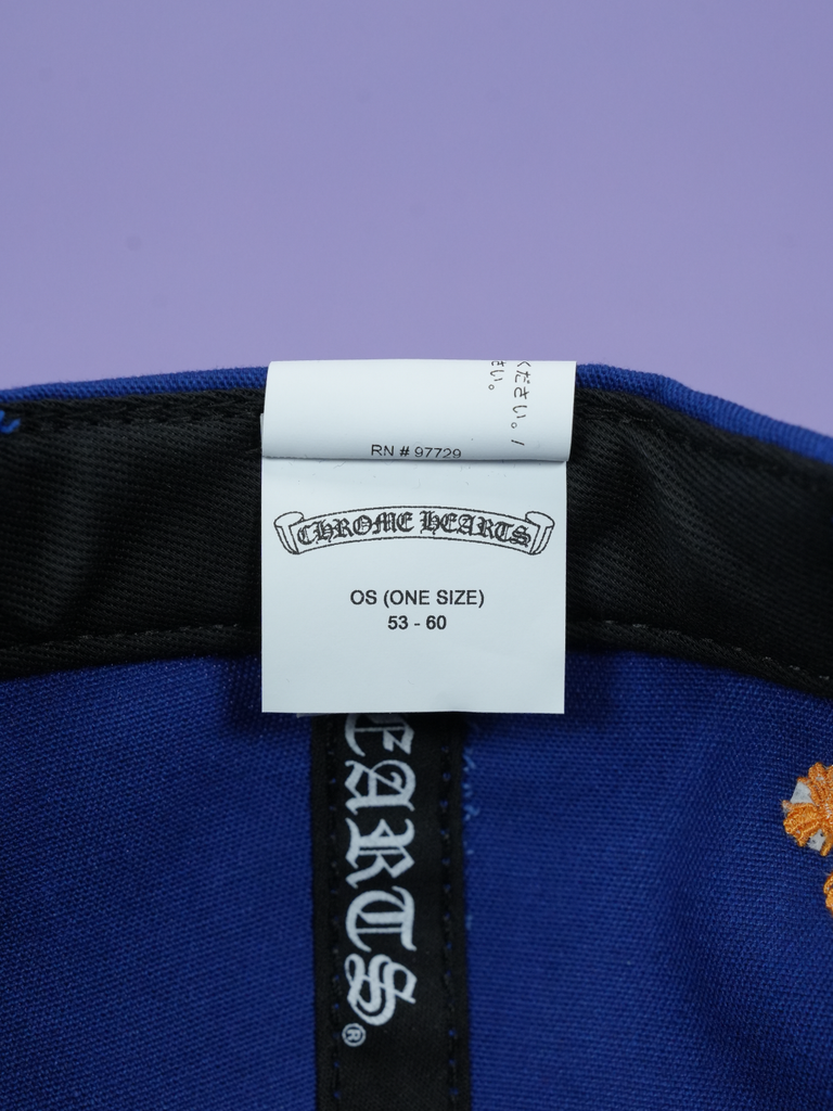 Chrome Hearts CH Baseball Cap Blue/Orange