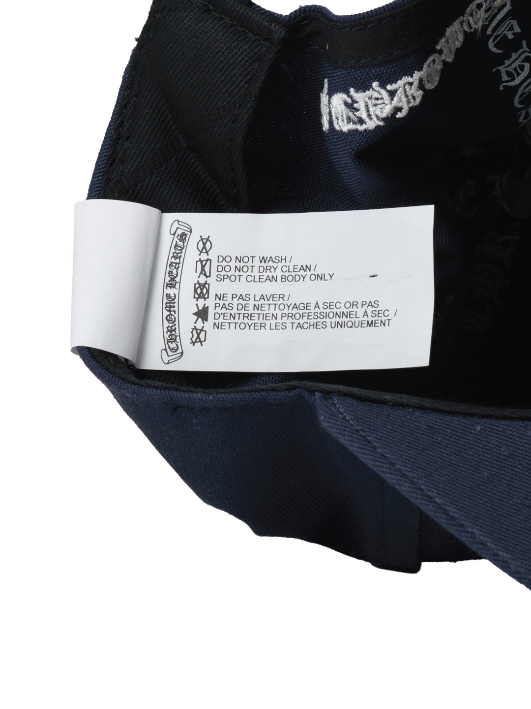 Chrome Hearts CH Baseball Cap Navy/White