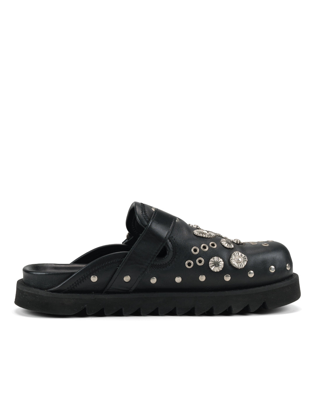 Toga Virilis Eyelet Metal Sabot Black